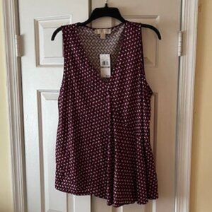 Michael Kors Dressy Tank Top 1X - New